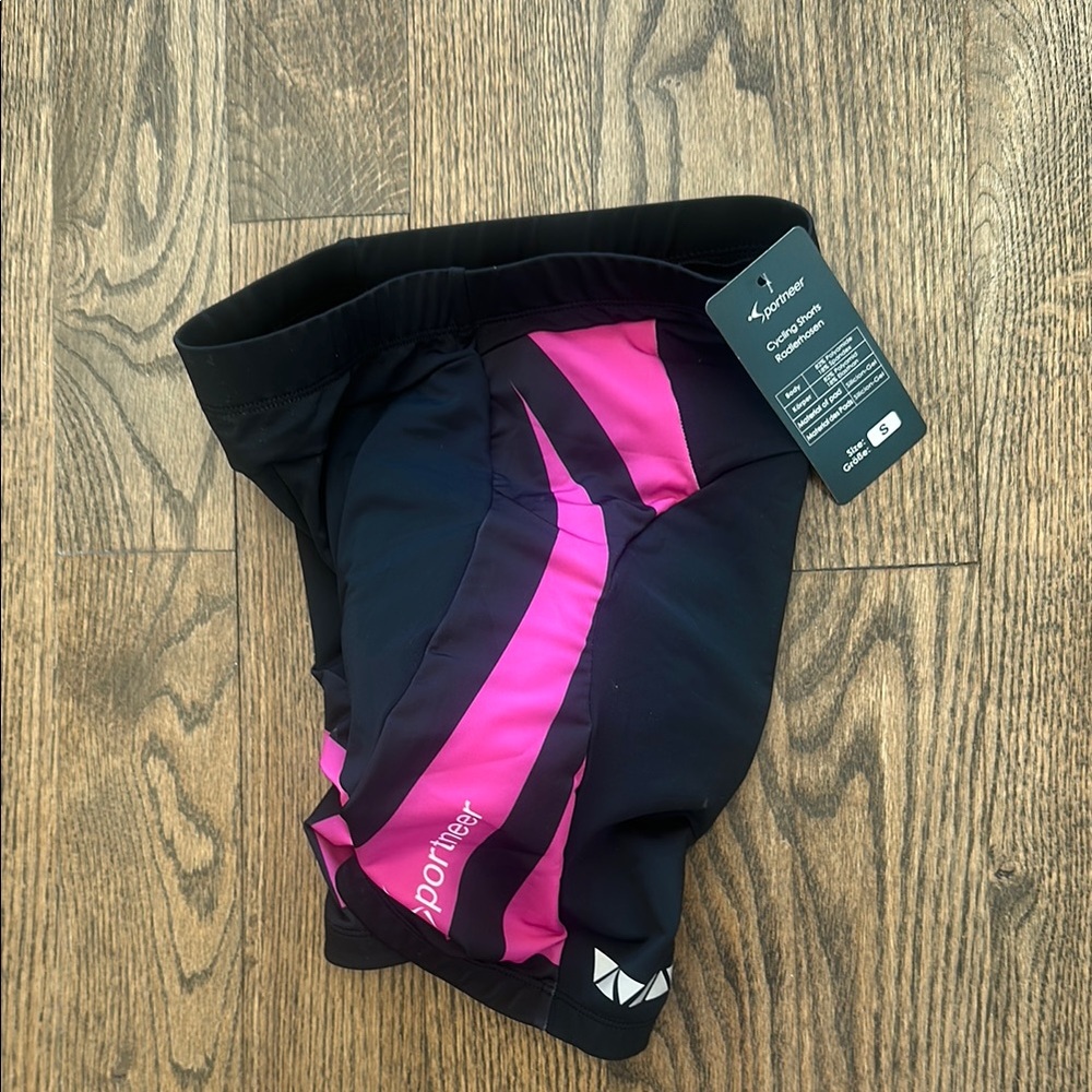Black and Pink Athletic Shorts NWT